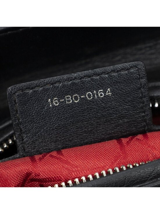 Dior Lady Dior Zip Black Canada Lambskin Leather Handbag main image 1